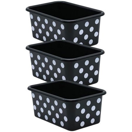 TEACHER CREATED RESOURCES Storage Bin, Plastic, Black TCR20402-3